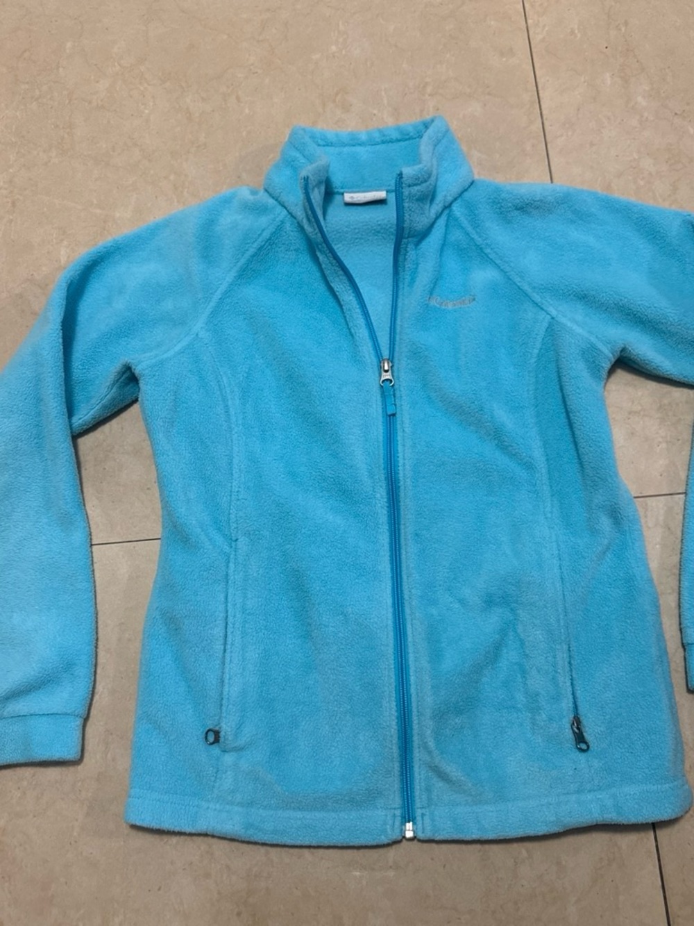 Columbia Kids Light Blue Full-Zip Fleece Jacket
